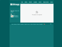 Tablet Screenshot of mineracao-corcovado.com.br